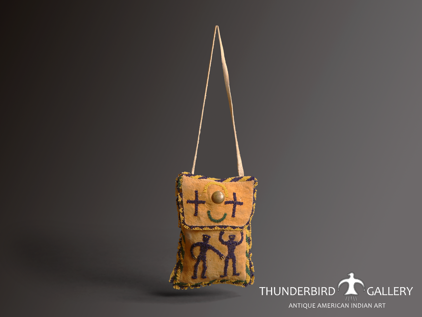 Apache Daagodhigha Society Bag / 1890-1900