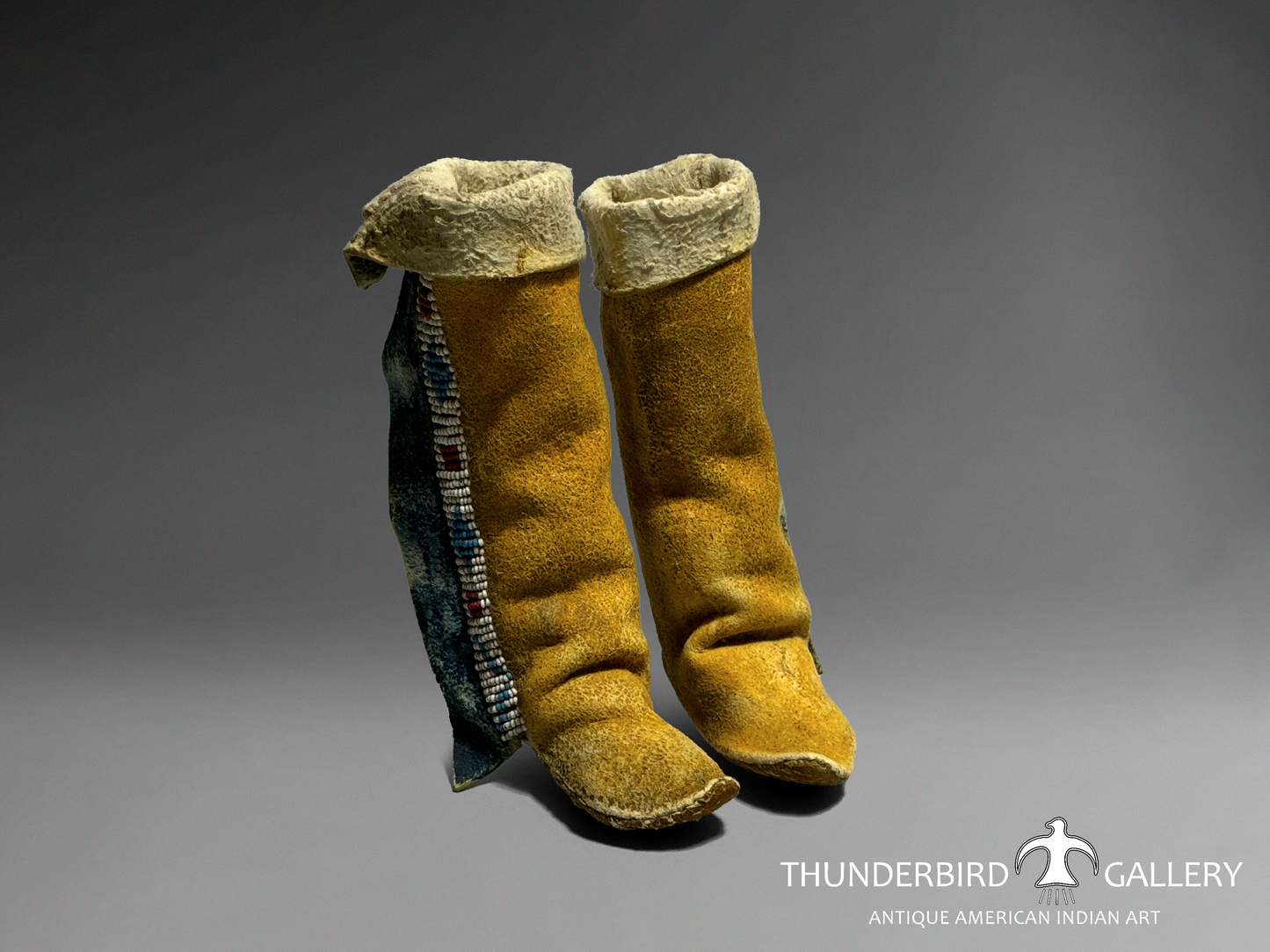 Jicarilla Doll Moccasins / 1880