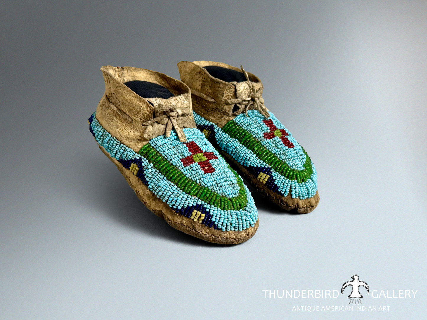 Sioux Children's Moccasins / 1885