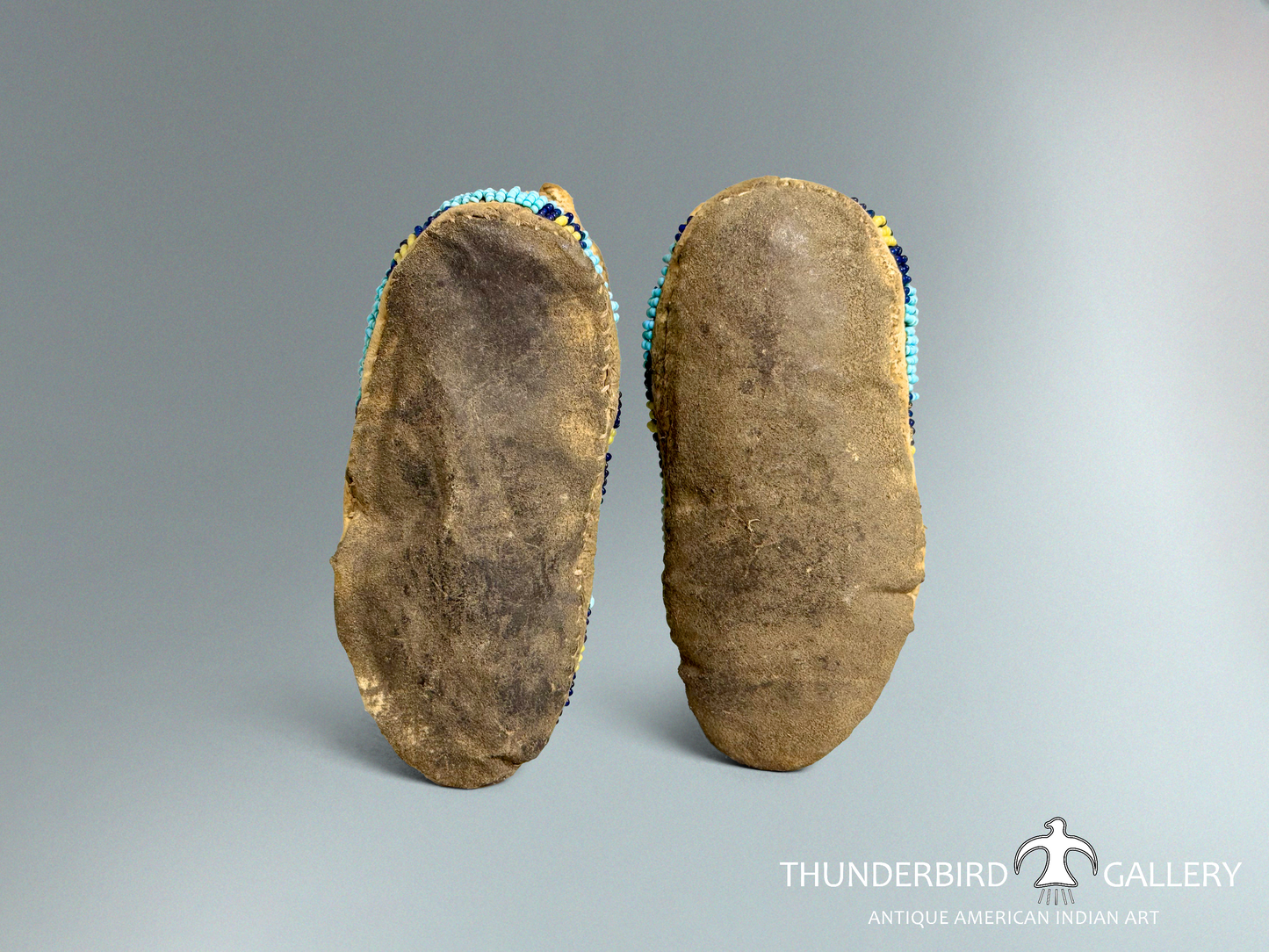 Sioux Children's Moccasins / 1885