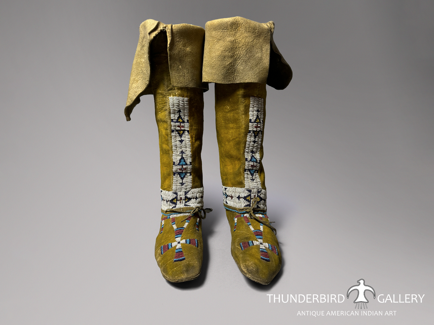 Southern Cheyenne Moccasins and Leggings / 1880