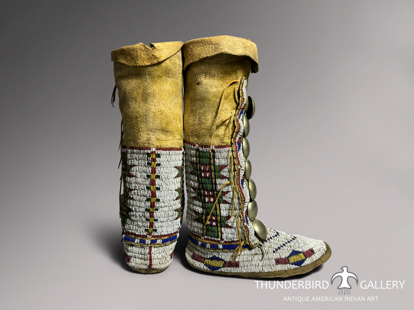 Southern Arapaho Moccasins and Leggings / 1880