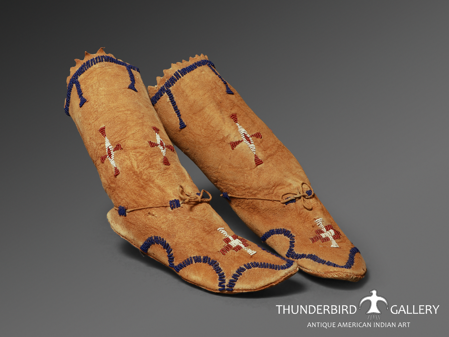 Apache Women's Moccasins / 1870