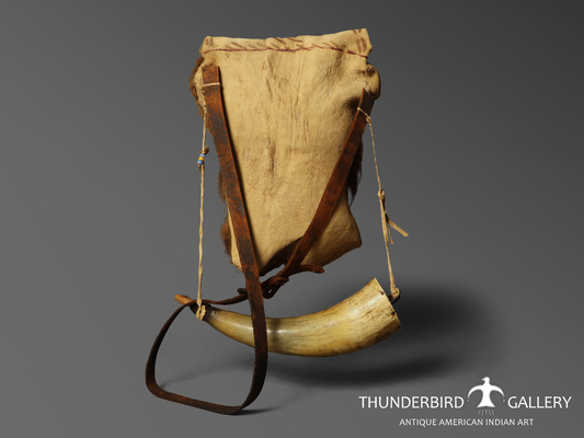 Plains Shot Bag and Horn / 1860