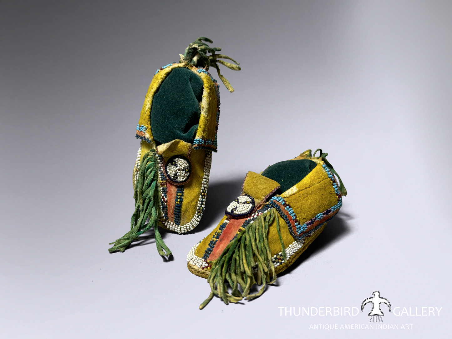 Kiowa Children's Moccasins / 1890