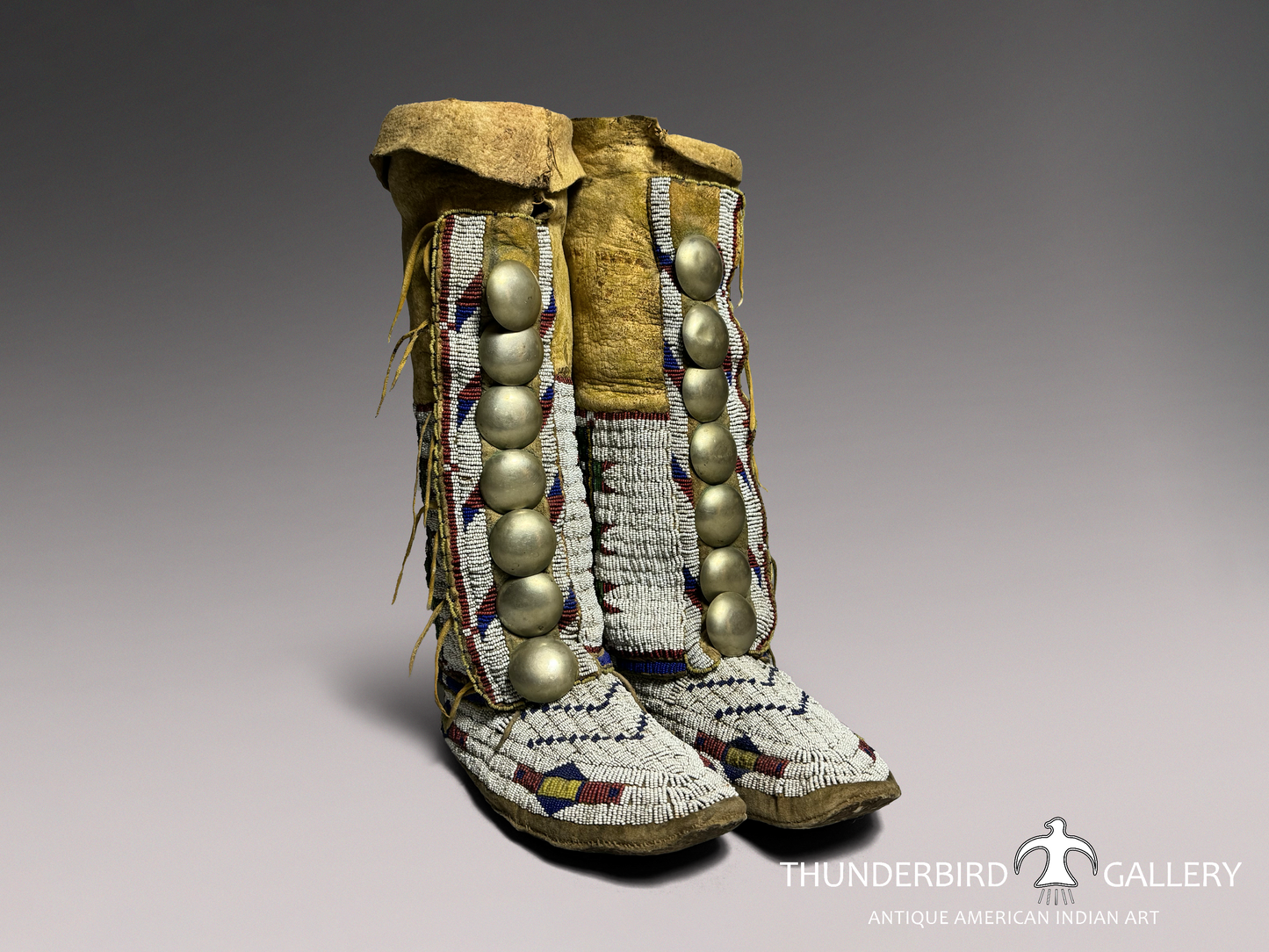 Southern Arapaho Moccasins and Leggings / 1880
